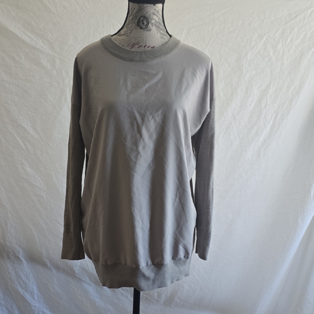 Ralph Lauren Taupe Knit Sweater